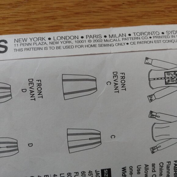 Vintage Vogue Jacket, Blouse, Skirt & Pants Sewing Pattern Plus Size 18-22 - Picture 7 of 9